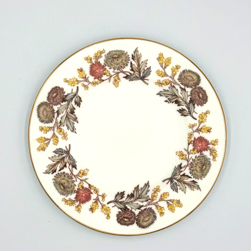 Vintage Wedgewood Bone China Lichfield Pattern 8" Salad/Dessert Plates, Set of 4
